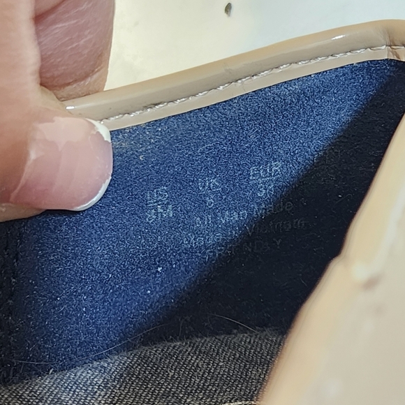 PRETTYLITTLERHING Melora Beige Lace up Heeles Booties size 8 M - Picture 13 of 14